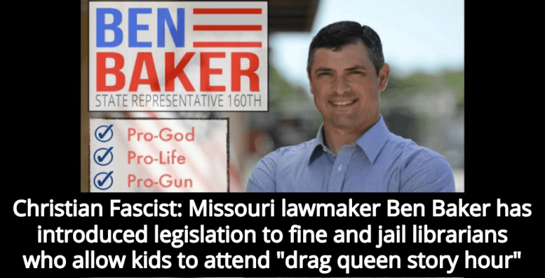 Christian Lawmaker Wants To Jail Librarians Who Allow Drag Queen Story Hour For Kids