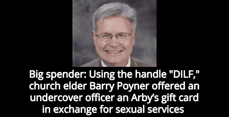 Anti-Gay Church Elder Busted Soliciting Young Men For Prostitution On Grindr