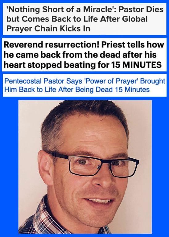 Doctors revive ‘dead’ pastor; ‘divine providence’ & prayer credited