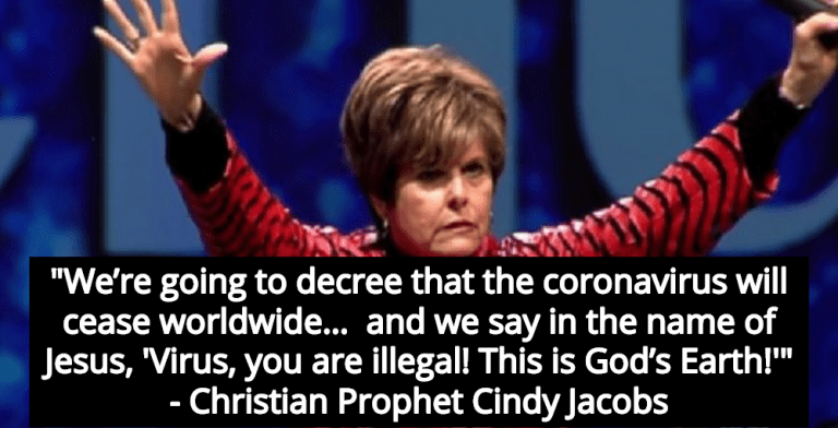 Christian Prophet Cindy Jacobs Declares Coronavirus ‘Illegal’ Because Jesus