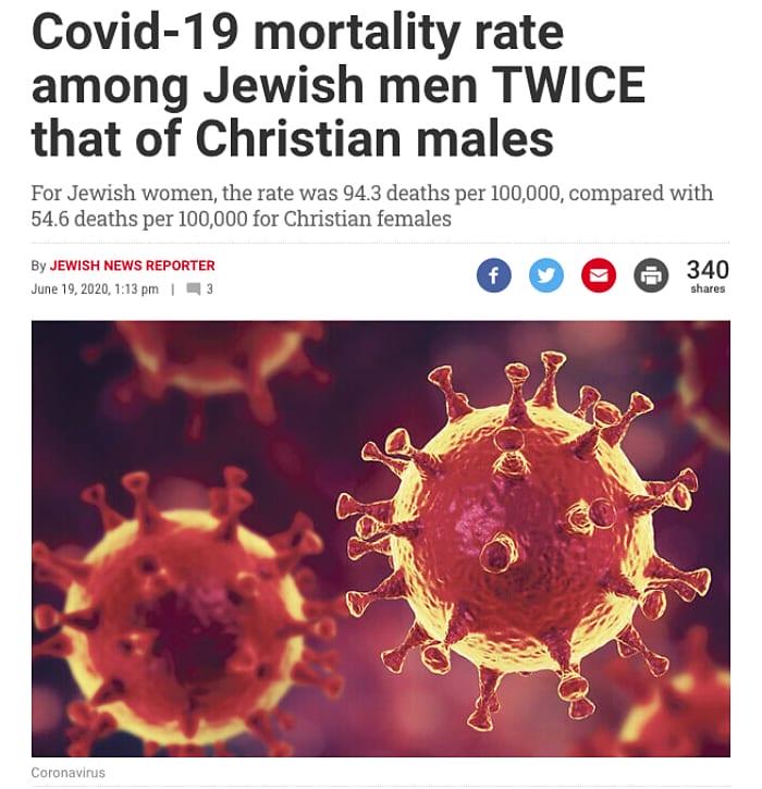 Christian media ignore new UK study that shows the godless are least likely to be affected by COVID-19