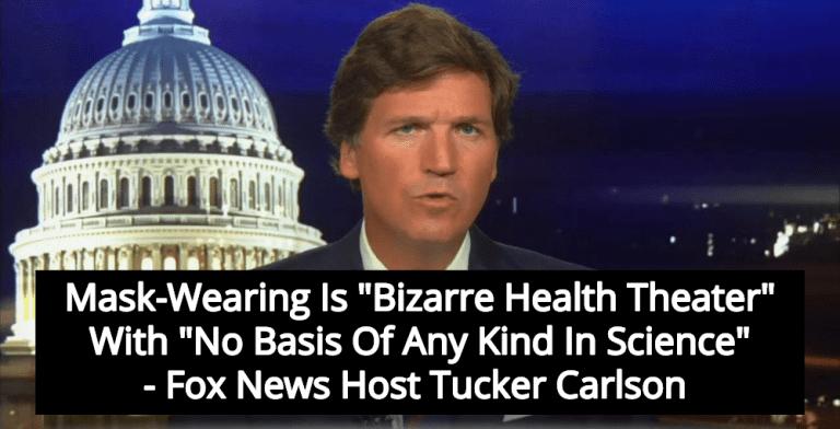 Tucker Carlson Claims Mask-Wearing Has No Basis In Science
