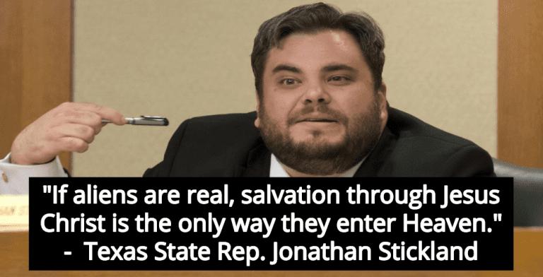 Texas Lawmaker: Extraterrestrials Must Accept Jesus To Enter Heaven