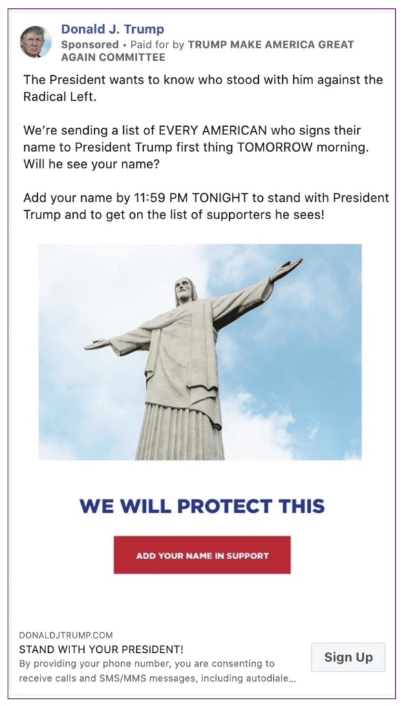 The Trump Campaign Wants to Save a Brazilian Jesus Statue That’s Not Coming Down