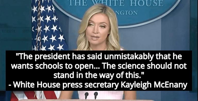 White House: ‘Science Should Not Stand In The Way’ Of Sending Kids Back To School