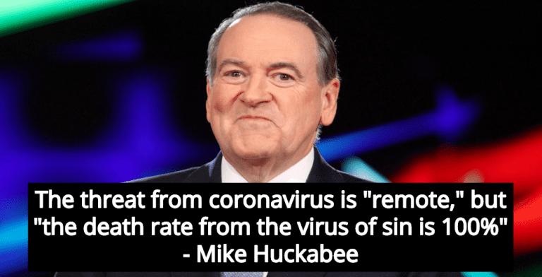 Mike Huckabee Downplays COVID-19, Claims Real Danger Is ‘Virus Of Sin’