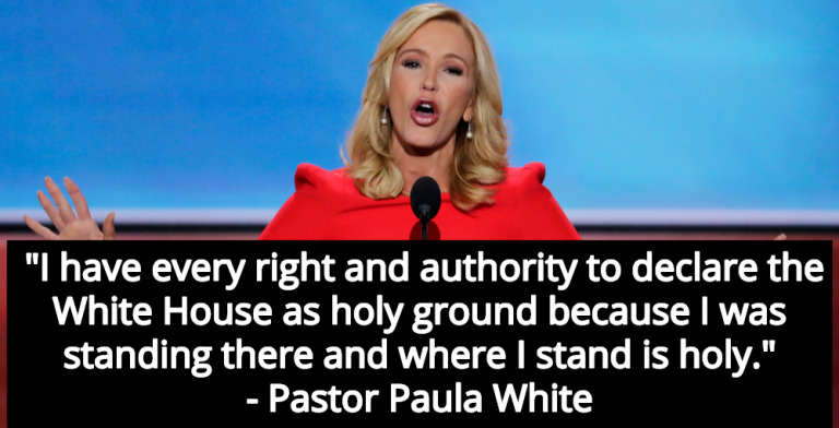 Trump Spiritual Adviser Paula White Claims She Made White House ‘Holy Ground’