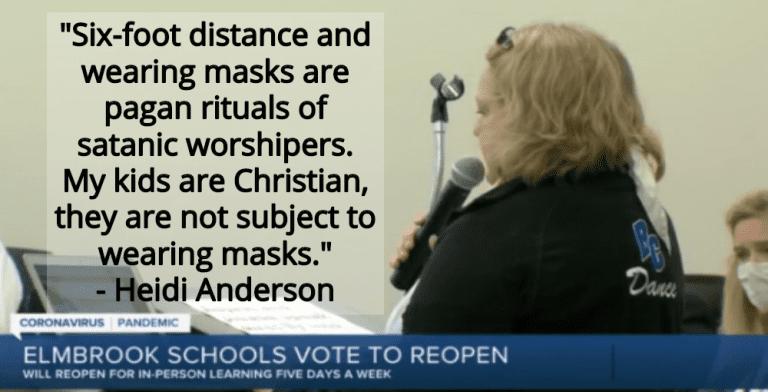 Christian Parents Call Wisconsin School District’s Face Mask Requirement ‘Satanic’