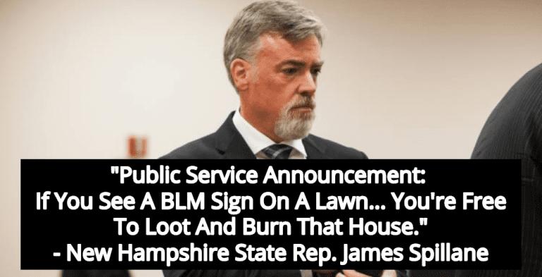 GOP Lawmaker Calls For Burning, Looting Homes With Black Lives Matter Signs